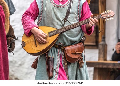 Close-up Of Medieval Larp Cosplay Costumes