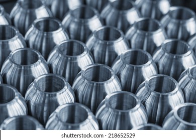 Close-up Of A Lot Of Metal Parts