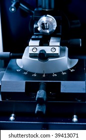 Close-up Of Microtome In Laboratory