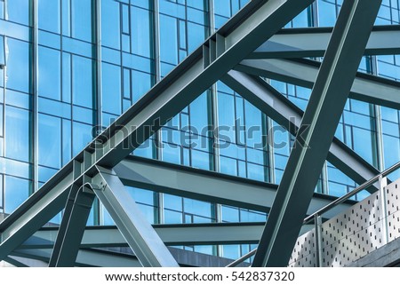 Close-Up Of Modern Office Buildings,Shenzhen,China.