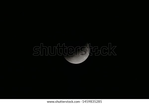 close-up moon eclipse, moon eclipse moment, special\
wonderful full moon 