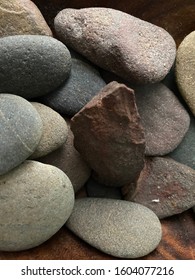 Closeup Of Multi-colored Peconic Bay Stones.