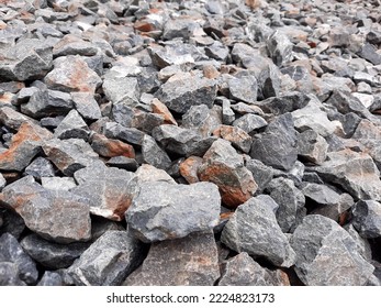 Close-up Nature Abstract Background Rubble Texture