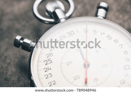 close-up of a old chronometer