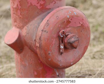 Close-up of an old fire hydrant