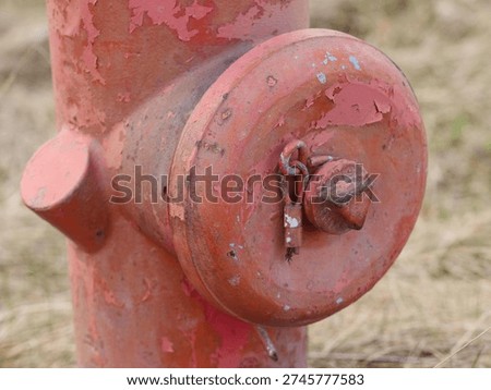 Close-up of an old fire hydrant