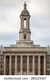 Closeup Of Old Main At Penn State