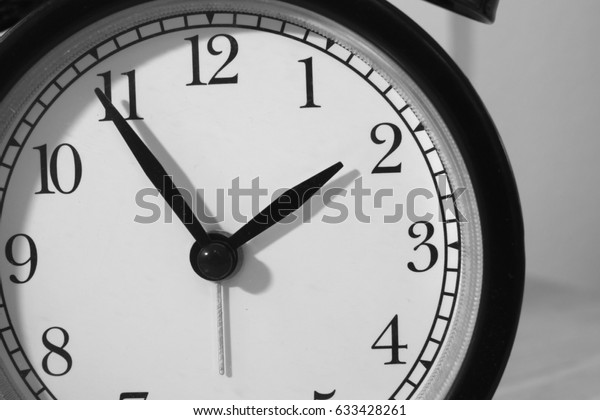 Closeup On Clock Face Time Concept Stock Photo (Edit Now) 633428261