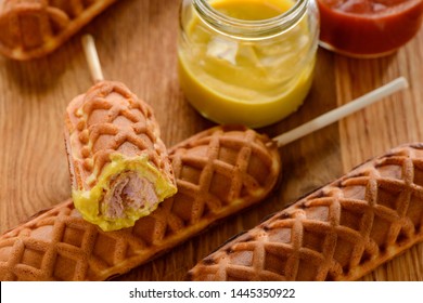 Waffle Corn Dog Stock Photos Images Photography Shutterstock