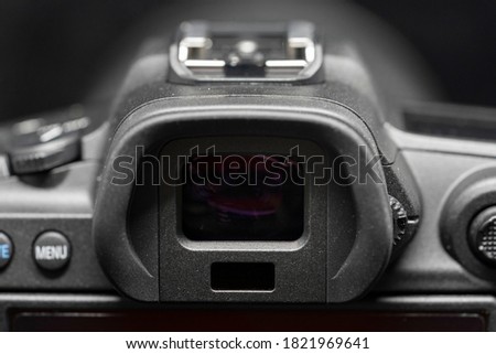 Similar – Digital Camera Viewfinder Close-Up