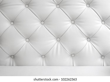 white textured chair