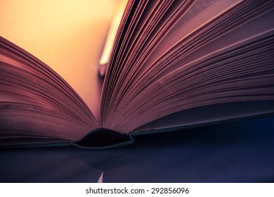 Close-up open book
