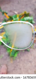 Closeup Of A Pair Of Foggy Glasses