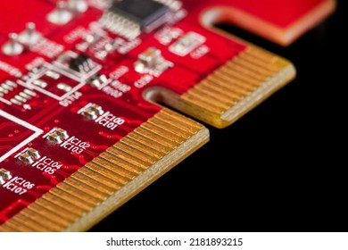 Close-up of a part of Computer graphics card