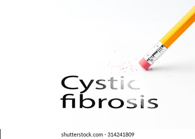 Closeup Pencil Eraser Black Cystic Fibrosis Stock Photo 314241809 ...