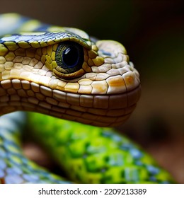 Closeup Photo Of A Baby Snake