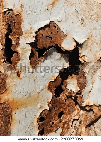 closeup photo of rustic metal corrosion