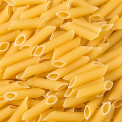 Colorful Pasta, Loop Noodles, Italian Pasta, Farfalle, Fusilli, Penne and  Others on a White Tablet Against a Neutral Background. Stock Photo - Image  of carbohydrates, decoration: 162951908