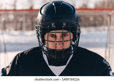 Hockey Player Closeup Images Stock Photos Vectors Shutterstock