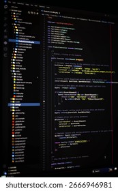 Close-up of PHP code in Visual Studio Code editor, showcasing a product controller logic structure for web application development, ideal for tech, coding, or software content.