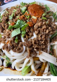 Closeup Picture Of Kima Noodle (spicy Noodle Made By Tibetan People)