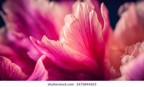 Close-up Pink Petals in Bloom - Powered by Shutterstock