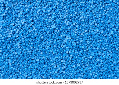 Close-up of plastic polymer granules. polymer plastic. polymer pallet. 