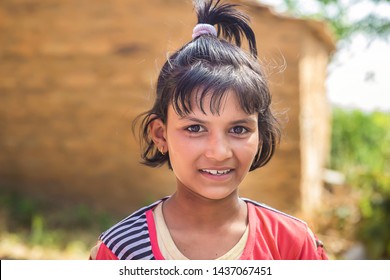 Closeup Portrait Adorable Little Indian Girl Stock Photo 1437067451 ...