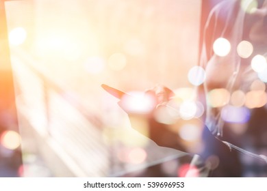 Closeup portrait of Asian woman using smartphone, concept of technology or communication. - Shutterstock ID 539696953