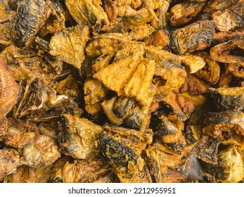 A Close-up Portrait Of A Basket Of Fried Fish