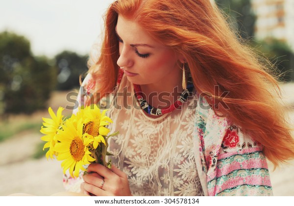Closeup Portrait Beautiful Young Fashion Model Stock Photo Edit