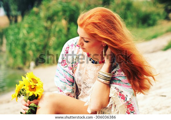 Closeup Portrait Beautiful Young Fashion Model Stock Photo Edit