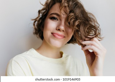 Curly Short Hair Images Stock Photos Vectors Shutterstock