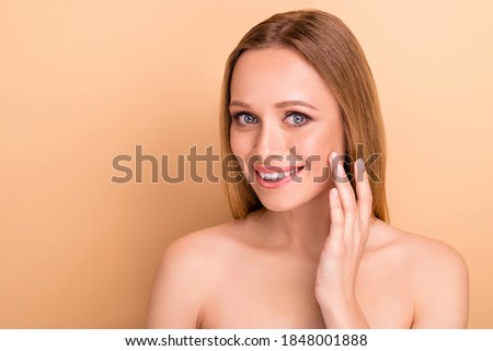 Similar – Image, Stock Photo A highlight shines over the forest in Burleigh Heads in the evening.