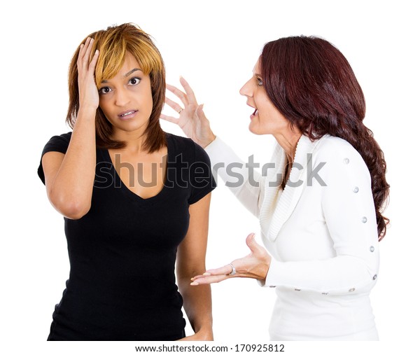 Closeup Portrait Mad Woman Nagging Complaining Stock Photo Edit Now 170925812