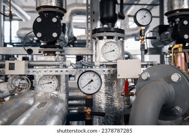 Close-Up of a Precision Pressure Gauge Measurement Device - Powered by Shutterstock