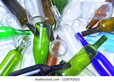 Closeup Of Recycling Glass