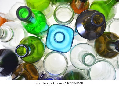 Closeup Of Recycling Glass