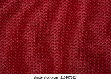 Close-up of red texture fabric cloth textile background - Shutterstock ID 2101876624