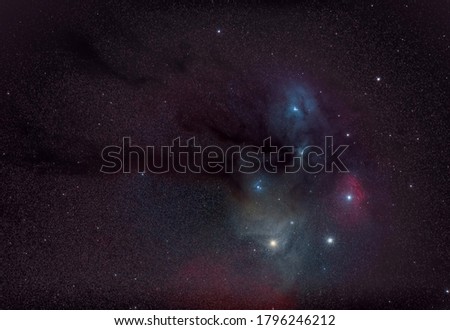 Close-up of the Rho Ophiuchi Cloud Complex, Teide National Park, Tenerife, Canary Islands 