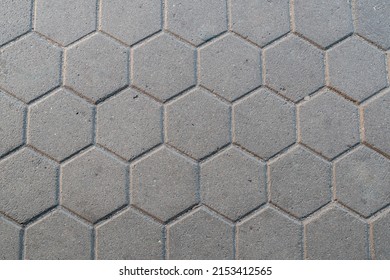 Closeup Road Paved Hexagonal Stones Stock Photo 2153412565 | Shutterstock