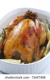 Closeup Roast Chicken