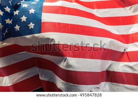 Similar – American flag Freedom Wind