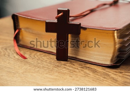 Closeup Of Sacred Scripture Details. Highresolution Image Highlighting Holy Text Elements