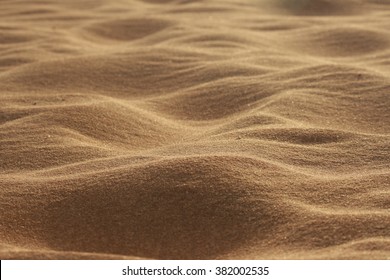 Closeup of sands of the desert , close up view desert sands background