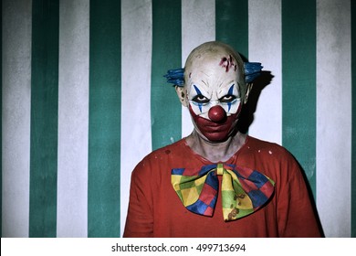 Imágenes Fotos De Stock Y Vectores Sobre Horrorscar - disturbing clown figure roblox