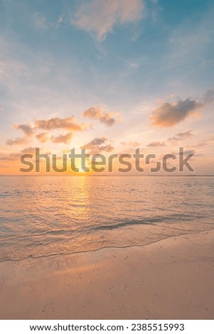 Similar – Foto Bild Seascape | Abendstimmung am Meer in Pastell