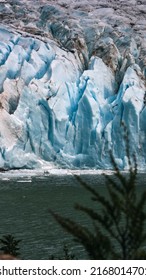 Closeup To Serrano Glacier, Chilean Patagonia