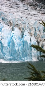 Closeup To Serrano Glacier, Chilean Patagonia