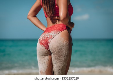 Hot Ass On Beach
